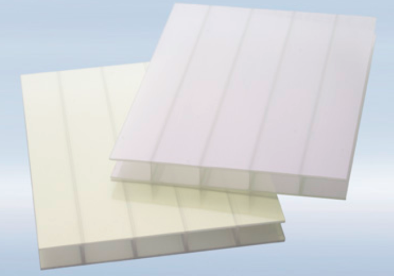 16 mm Stegplatten,  Acryl,  Highlux Sunstop Sky und C-Struktur